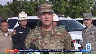 F-16 Crash Closes 215 Freeway In Perris