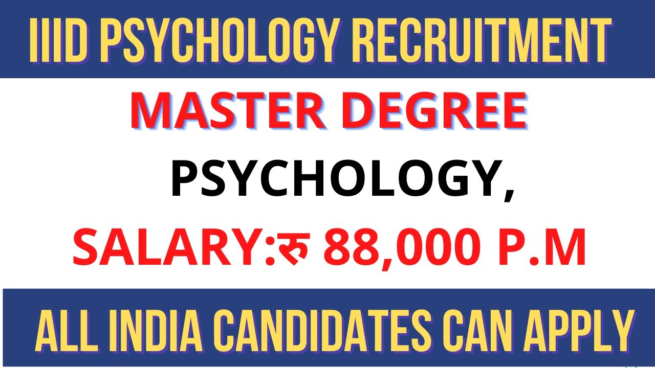Government counselling psychologist vacancy 2022 psychology jobs in