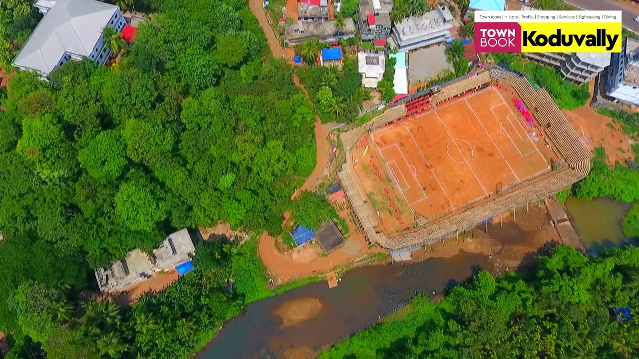 Koduvally town aerial view YouTube