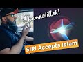 Raja zia ul haq gives dawah to apples siri  becomes a muslim  youth club