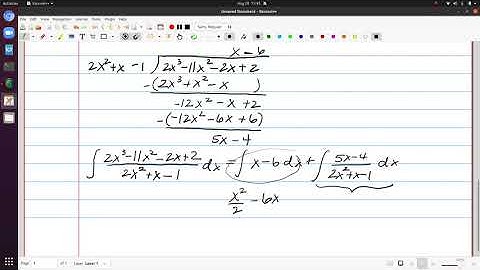 Integration Techniques Video 6 - Partial Fraction Decomposition Examples