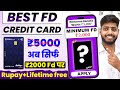 Best fd credit cards 2025 || Best Credit Cards Against Fixed Deposit in India | FD Credit Card