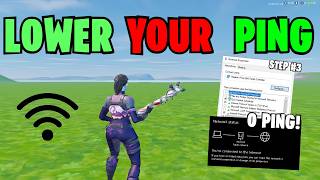 How To LOWER PING In Fortnite Chapter 7 Season 2! ✅