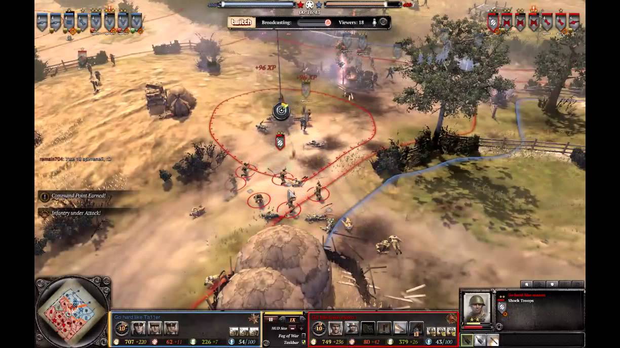 CoH2 live-cast [1vs1] "Maxon vs Ta11er" g1 с Nyarl