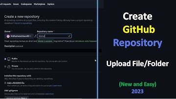 How to create Repository in GitHub and upload File/Folder. (New and Easy Method)