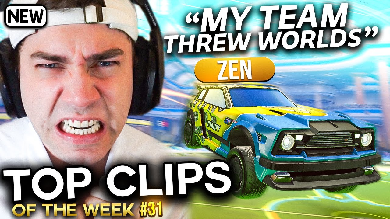 Реакция на самые просматриваемые клипы недели на Twitch по Rocket Leagues! #31