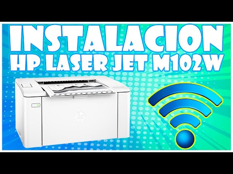 INSTALACION Y CONFIGURACION DE IMPRESORA HP M102W EN MODO INALAMBRICO