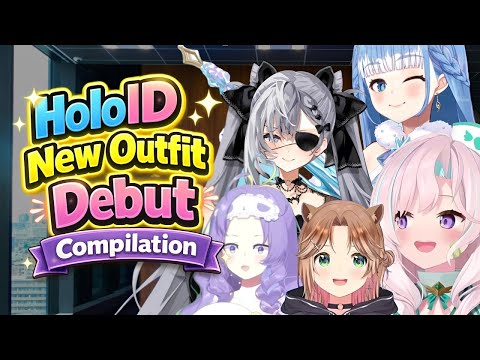 HoloID New Outfit Debut Compilation