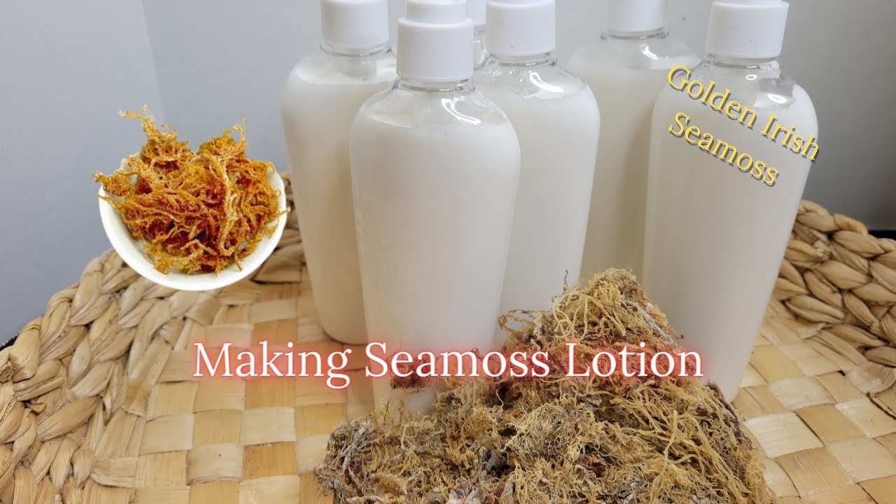 Making Sea Moss Lotion