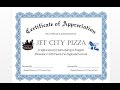 How to Make Formal Certificate of Appreciation Award with MS Word