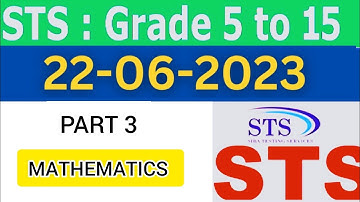 Today Test intermediate Category 05 to 15 on 22/06/2023 part 3 #IBA #STS #today #sts #todaytest