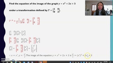 VCE Math Methods Unit 1 Transformation with Matrices - Part 2