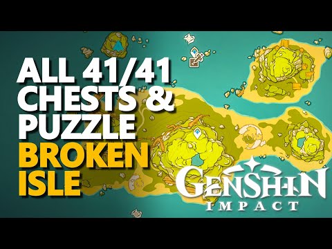 All Broken Isle Chests & Puzzle Genshin Impact