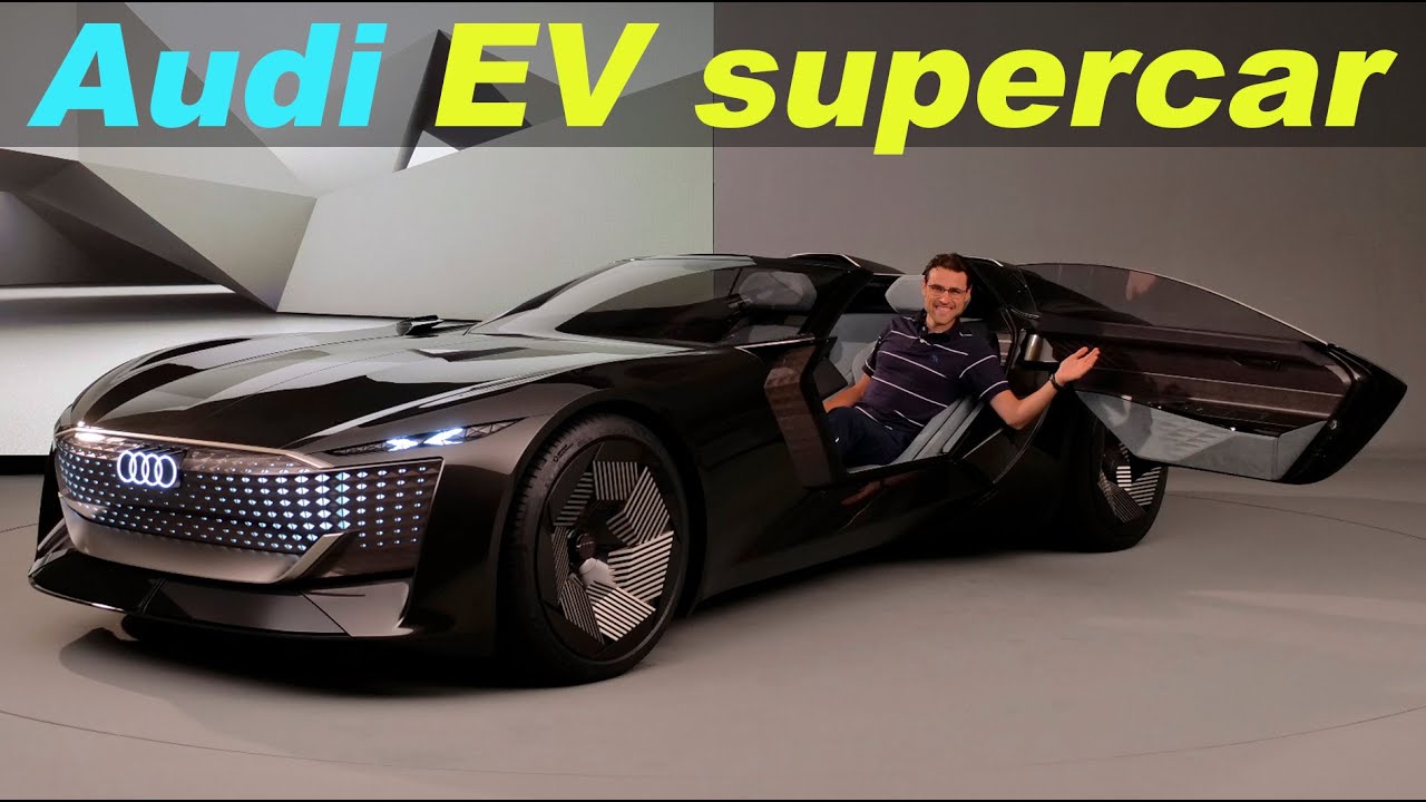 The Audi EV batmobile ?? with adjustable length! ? Audi skysphere  roadster supercar - YouTube