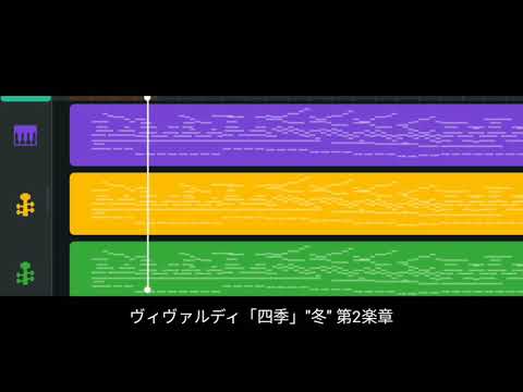 ヴィヴァルディ「四季」"冬" 第2楽章