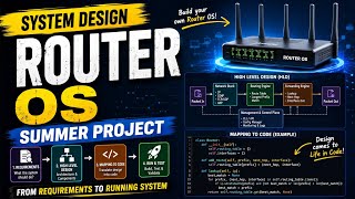 System Design to Code | Build a Router OS from Scratch  Summer Project 2026 internship project cse