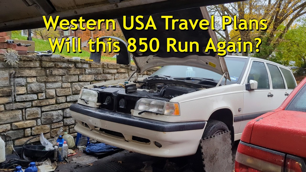 Еженедельное обновление: замена двигателя Volvo 850 R. Поездки по западной части США и не только...