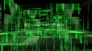 Hi-tech background video | matrix technology motion graphics background | blockchain stock footage