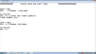 RHEL 7 Create hard and soft links screenshot 5