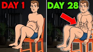 Get A Chair & Watch Your Stubborn Belly Fat Burn Off (SEATED ONLY)