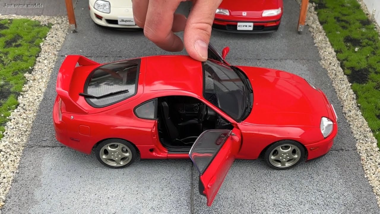 Toyota Supra Mk4 A80 Red Solido 1/18