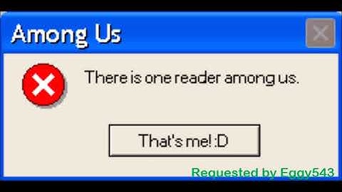 Peter Reads Random Windows Errors #2 (Requesting closed)