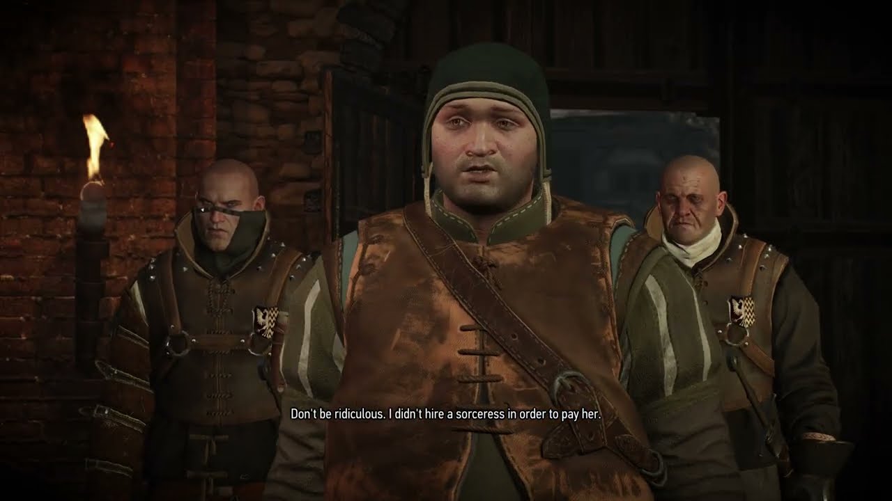 The Witcher 3 - Pyres of Novigrad: Talk To Triss Merigold and Brandon Witch Hunters Betrayal PS5 4.0