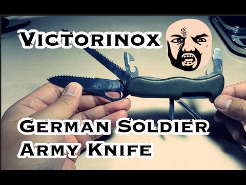 독일 군용 멀티툴 빅토리녹스 게르만 솔져   Victorinox german soldier knife review