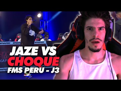 JAZE vs CHOQUE | FMS PERÚ - JORNADA 3 🔥 (REACCIÓN)