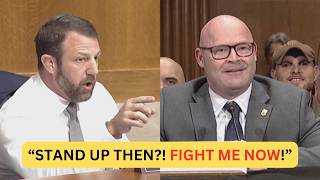 “TOTAL CHAOS BREAKS OUT! Sen  Markwayne Mullin DARes Teamsters Boss to FIGHT in Hearing”
