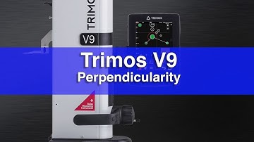 Fowler Trimos V9 Height Gage: Perpendicularity