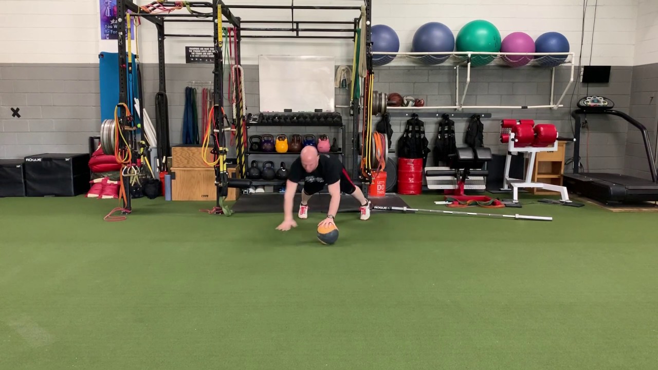 Plyometrics Med Ball Alt. Explosive Push Up YouTube