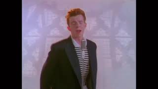 rick roll but it starts as nightcore and transforms into vaporwave