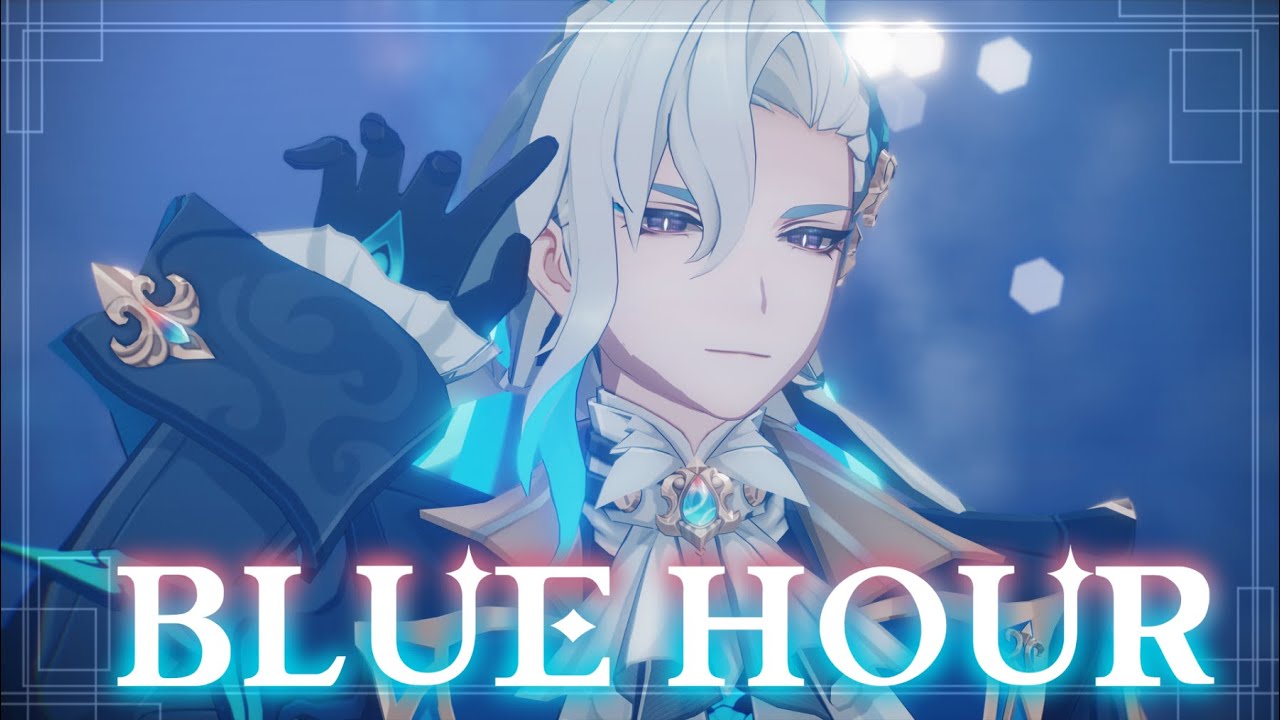 【Genshin Impact MMD】 TXT - Blue Hour 【Neuvillette | Wriothesley】
