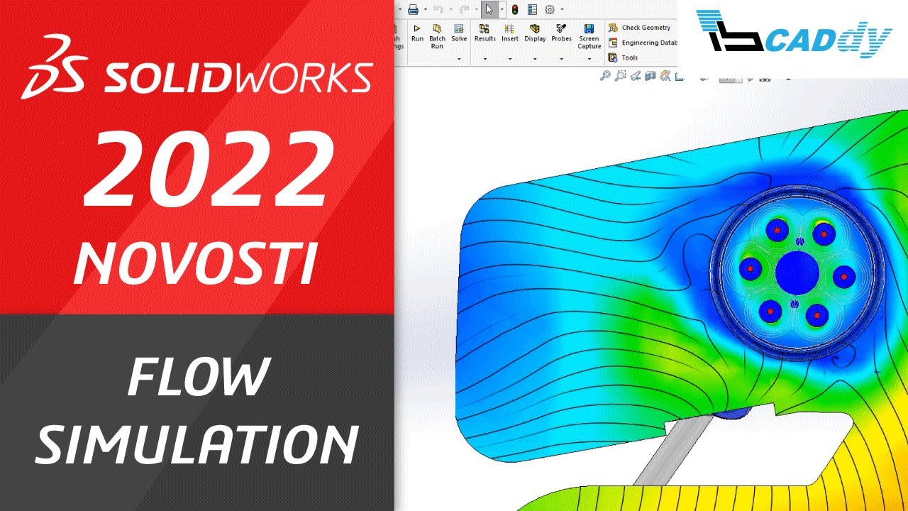 Flow Simulation - SOLIDWORKS 2022 Novosti - YouTube