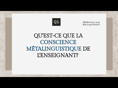 Vidéo: Qu'est-ce que la conscience métalinguistique dans la petite enfance ?