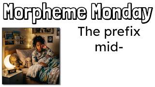 Morpheme Monday | The Prefix MID- | Mr. Wolfe's Classroom