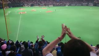 2017/3/16 DeNAチャンステーマ0→熱き星たちよ＠札幌ドーム