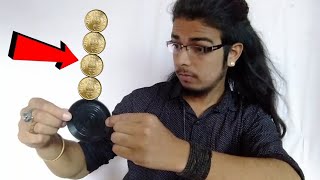सिक्कों को डबल करने का जादू सीखे, 1+2 coin magic trick in hindi