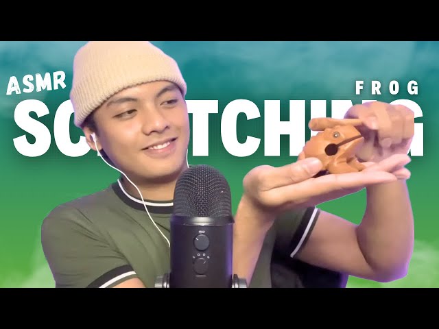 ASMR Wooden Frog w/ Mouth Sounds (NO TALKING)