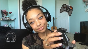 ASMR | Controller & Headset Tapping | Button Sounds | Controller Scratching 🎮