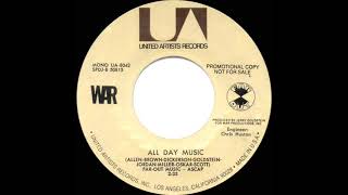 1971 War - All Day Music (mono radio promo 45--short version)