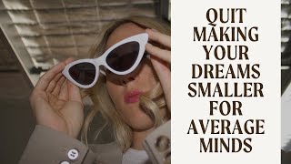 Quit Making Your Dreams Smaller for Average Minds - Growth Gang Podcast by THE LILY HOLMES 68 views 1 month ago 17 minutes
