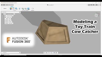 Modeling a Toy Train Cow Catcher with Fusion 360