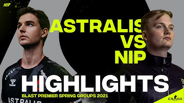NINJAS IN PYJAMAS vs. ASTRALIS - Highlights | BLAST Premier Spring Groups 2021
