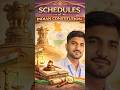Indian Constitution Schedules in Simple Language | OAS DAILY 730