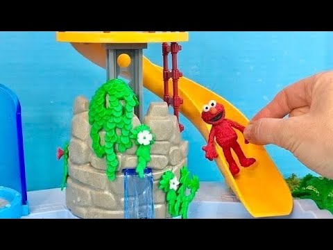 POOL WATERSLIDE Elmo Sesame Street Playmobil @TinyTreasuresandToys