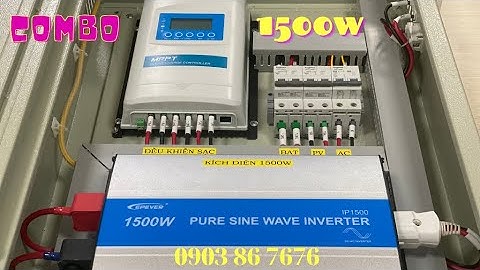 Combo tủ điện đóng sẵn 1500w-MPPT 40A xịn xò