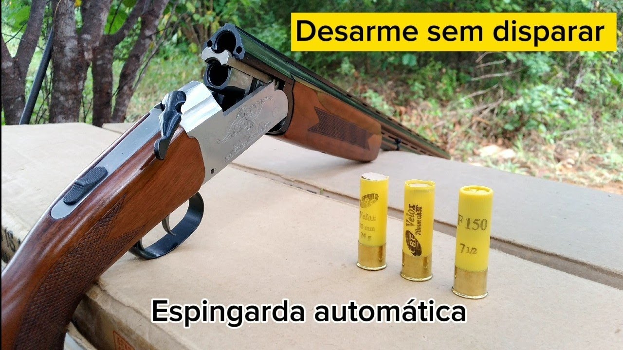Como desengatilha espingarda Boito miura 2 ou A/680 , evitando disparo a seco