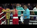 Makhmud Sabyrkhan (KAZ) vs Maksim Chernyshev (RUS) Boxing Tournament Strandja 02.2022